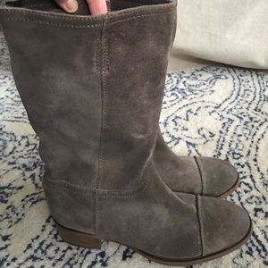 JCrew suede boots, size 7